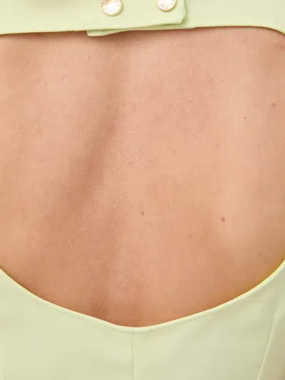 Patrizia Pepe Cut-out Short-sleeve Mini Dress In Multi