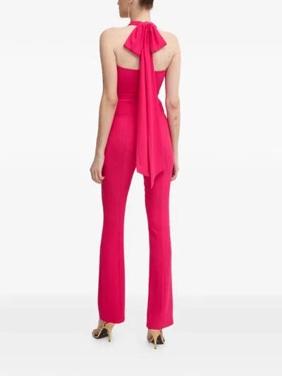 Patrizia Pepe Crossover Jumpsuit In Pink