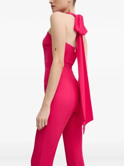 Patrizia Pepe Crossover Jumpsuit In Pink
