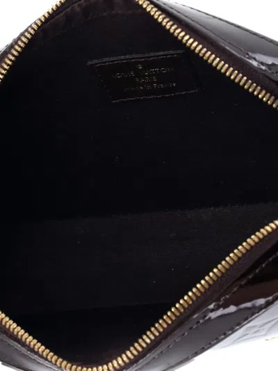 Pre-owned Louis Vuitton Camera Pouch Monogram Vernis Clutch Bag In Red