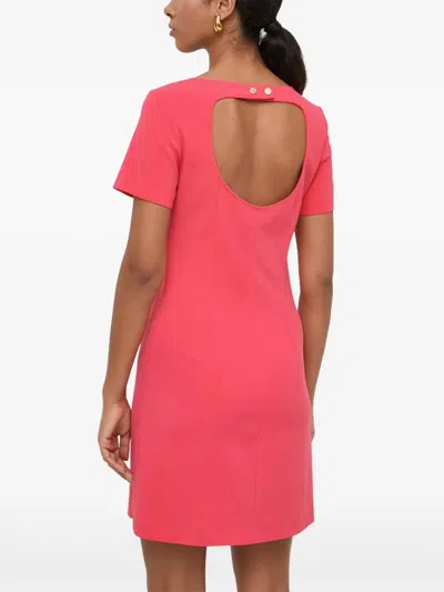 Patrizia Pepe Cut-out Mini Dress In Multi