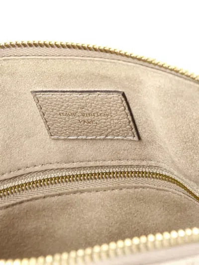Pre-owned Louis Vuitton Speedy Bandouliere Bag Monogram Empreinte Giant 25 Satchel In Neutral
