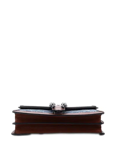 Pre-owned Gucci Dionysus Bag Gg Denim Small Shoulder Bag In Blue