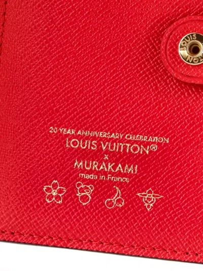 Pre-owned Louis Vuitton X Takashi Murakami Lisa Wallet Limited Edition Monogram Cerises Small Wallets In Brown