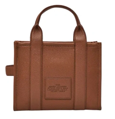 Marc Jacobs The Leather Crossbody Tote Bag In Brown