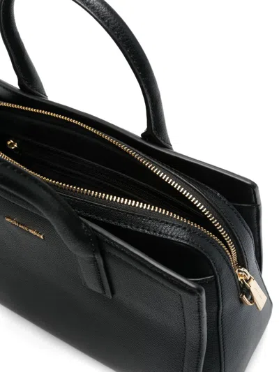 Michael Kors Structured Shoulder Bags With Detachable Strap And Top Handles In Black