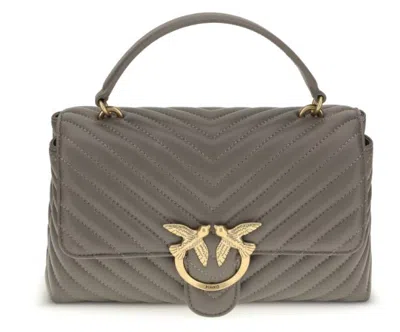 Pinko Love Lady Puff Classic Cl Sheep Nappa C In Neutral