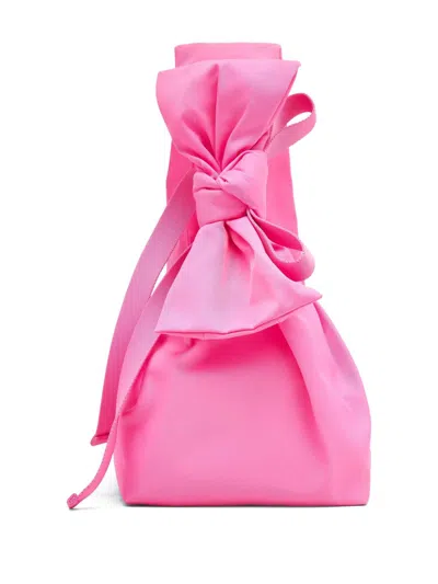 Marc Jacobs The Bow Nylon Large Sack Bag In Pink