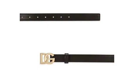 Dolce & Gabbana Belts Blacks And Greys