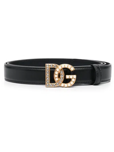 Dolce & Gabbana Belts Blacks And Greys