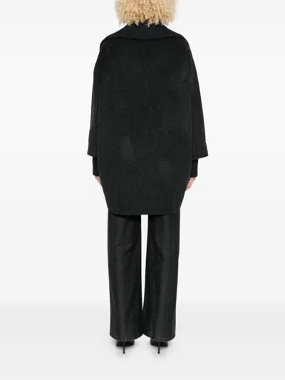 P.a.r.o.s.h Coats Blacks And Greys In Black