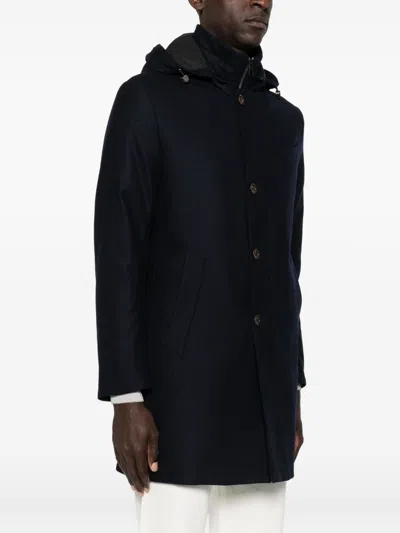 Montecore Coats Blue And Green In Black