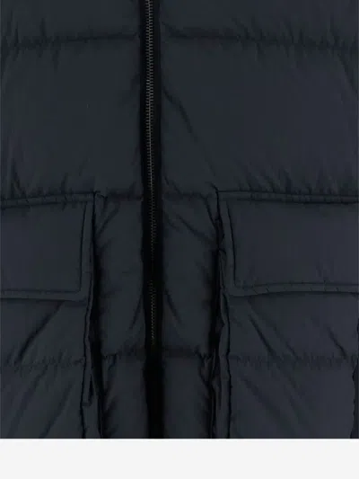 Herno Hooded Padded Jacket In Blue