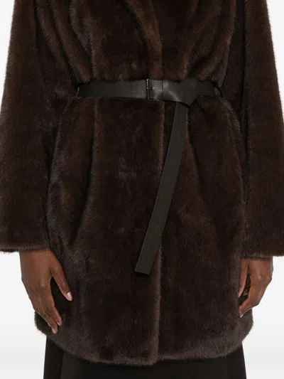 P.a.r.o.s.h Coats Brown In Brown