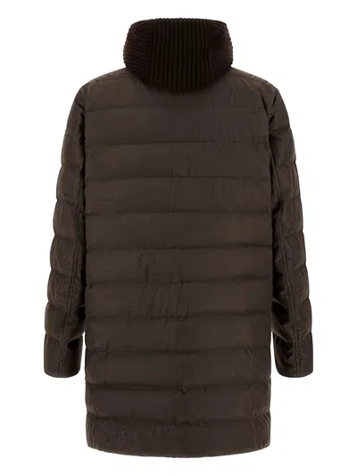 Herno Coats Brown In Brown