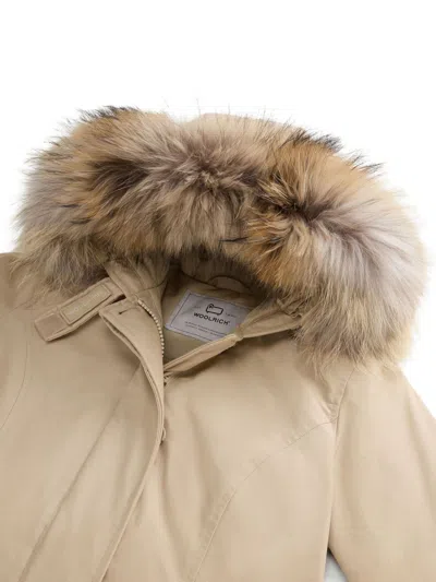 Woolrich Abrigo Midi - Marrón In Neutral