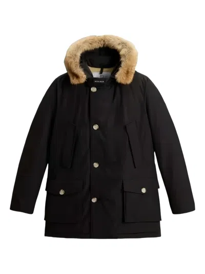 Woolrich Arctic Anorak Parka In Black