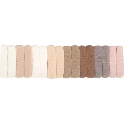 Mimi & Lula Kids' 16-pack Toweling Ponytail Holders In Multi