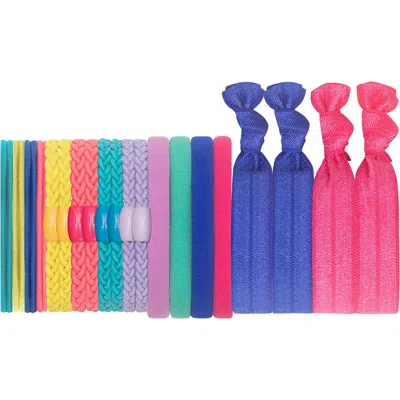 Mimi & Lula Kids' 20-pack Assorted Large Ponytail Holders In Multi