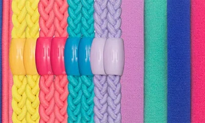 Mimi & Lula Kids' 20-pack Assorted Large Ponytail Holders In Multi