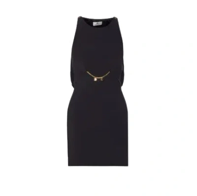 Elisabetta Franchi Dresses Blacks And Greys In Black