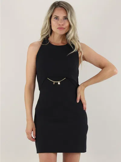 Elisabetta Franchi Dresses Blacks And Greys In Black