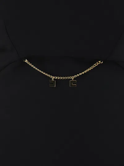 Elisabetta Franchi Dresses Blacks And Greys In Black