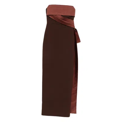 Roland Mouret Dresses Brown In Brown