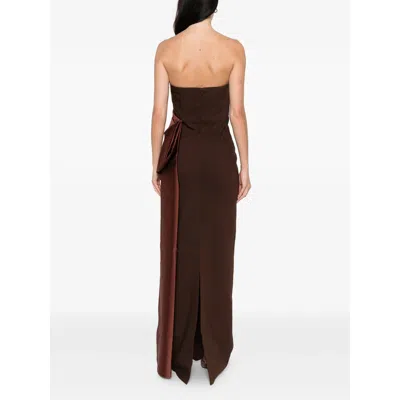 Roland Mouret Dresses Brown In Brown