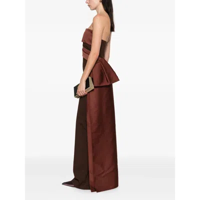 Roland Mouret Dresses Brown In Brown