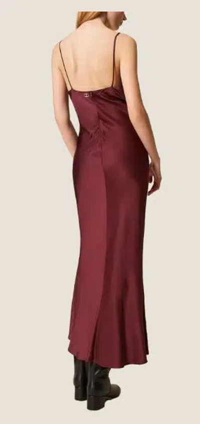 Twinset Dresses Winetasting In Burgundy