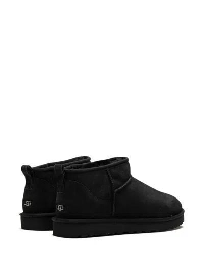 Ugg Classic Ultra Mini Ankle Boots In Black