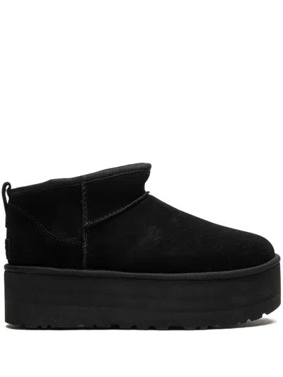 Ugg Flat Shoes Blacks And Greys In Black