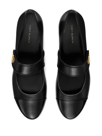 Tory Burch Flat Shoes Blacks And Greys In Multi