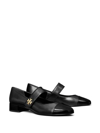 Tory Burch Flat Shoes Blacks And Greys In Multi