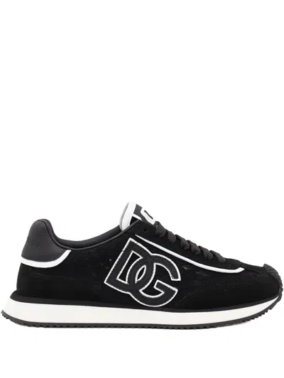 Dolce & Gabbana Dg Cushion Sneakers In Black