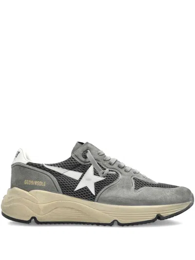 Golden Goose Multicolor Suede And Mesh Running Sneakers In Gray
