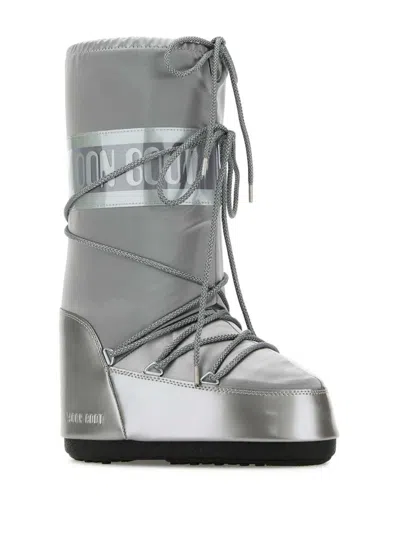 Moon Boot Water-repellent Ankle Boots With Lace Closure In Multi