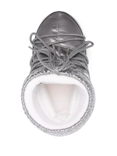 Moon Boot Flat Shoes Light And Natural In Gray