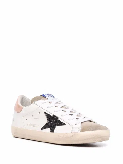 Golden Goose Flat Shoes White/taupe/black/dovegrey In White
