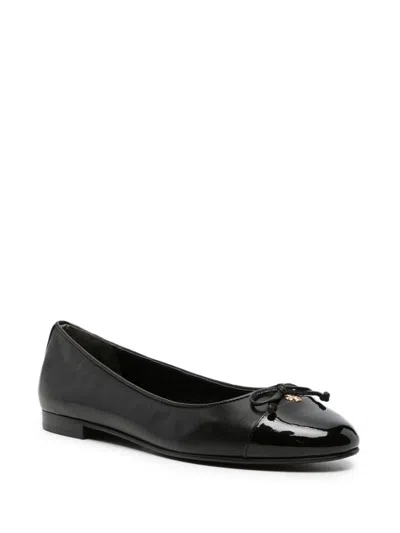 Tory Burch Flat Shoes Wild Mushroom In Black
