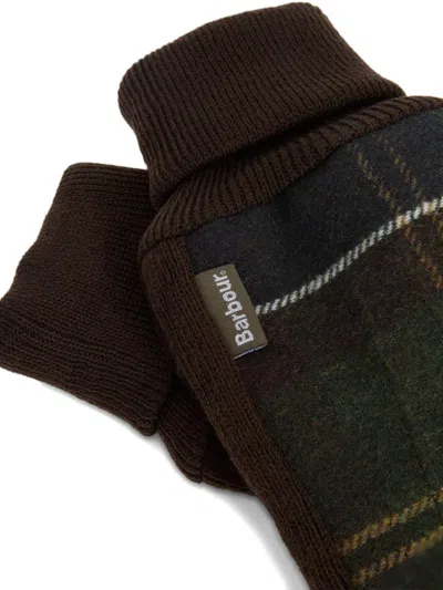 Barbour Gloves Tartan In Brown