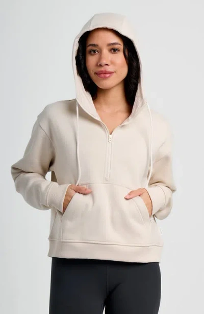 Free Fly Northcoast Fleece Half Zip Hoodie In Gray