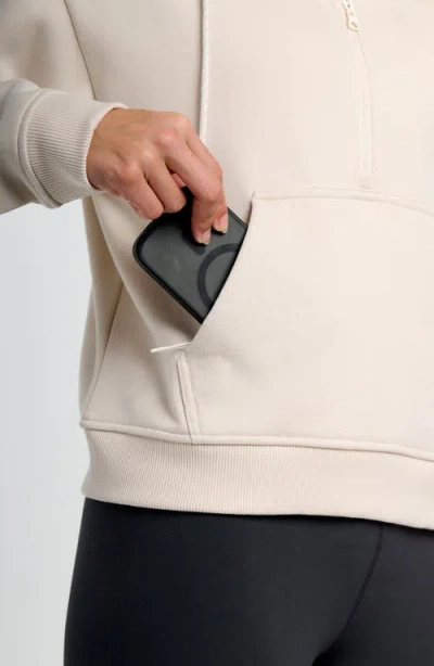 Free Fly Northcoast Fleece Half Zip Hoodie In Gray