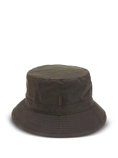 Barbour Hats Blue And Green In Gray