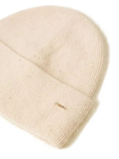 Twinset Parchment Cap In Neutral