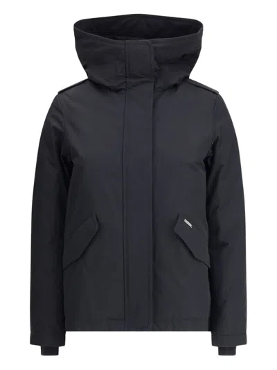 Woolrich Military Jacket In Black