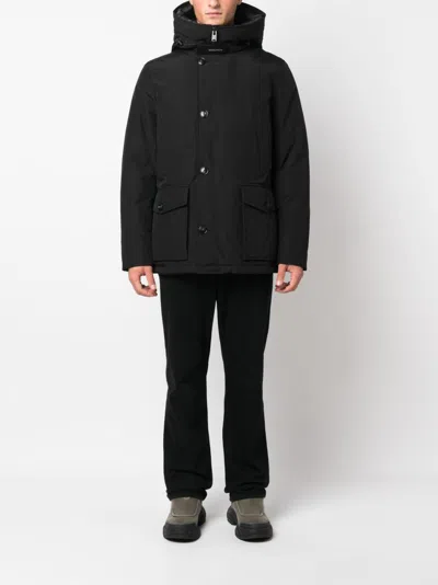 Woolrich Jackets Blacks And Greys In Multi