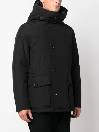 Woolrich Jackets Blacks And Greys In Multi
