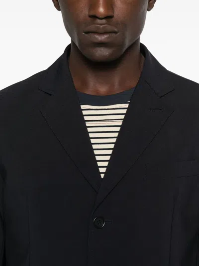 Aspesi Three-button Blazer In Blue